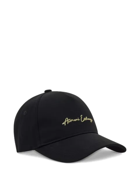 Armani Exchange embroidered baseball cap