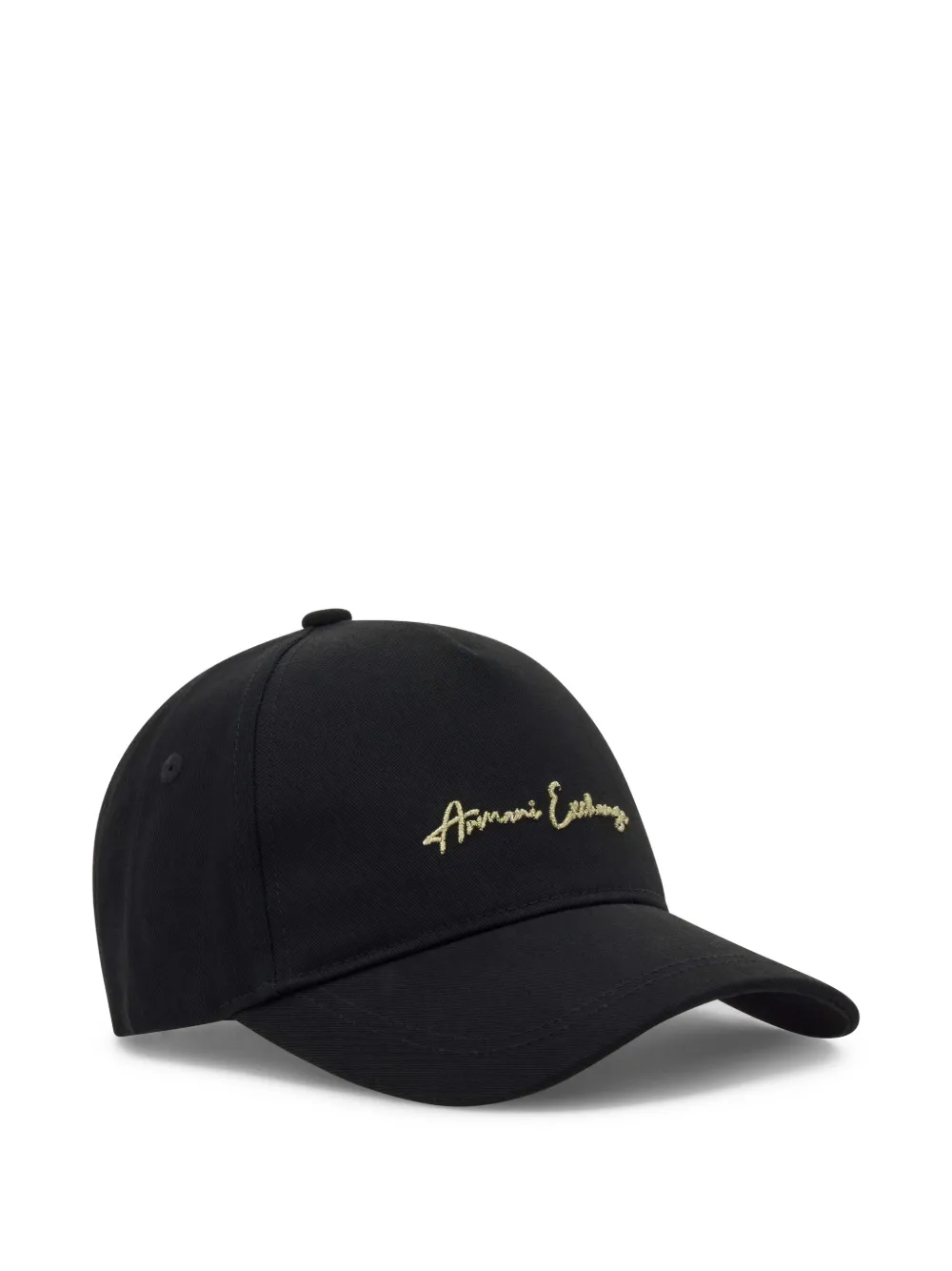 Armani Exchange embroidered baseball cap - Nero