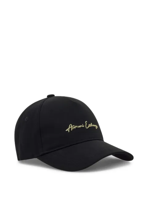 Armani Exchange embroidered baseball cap