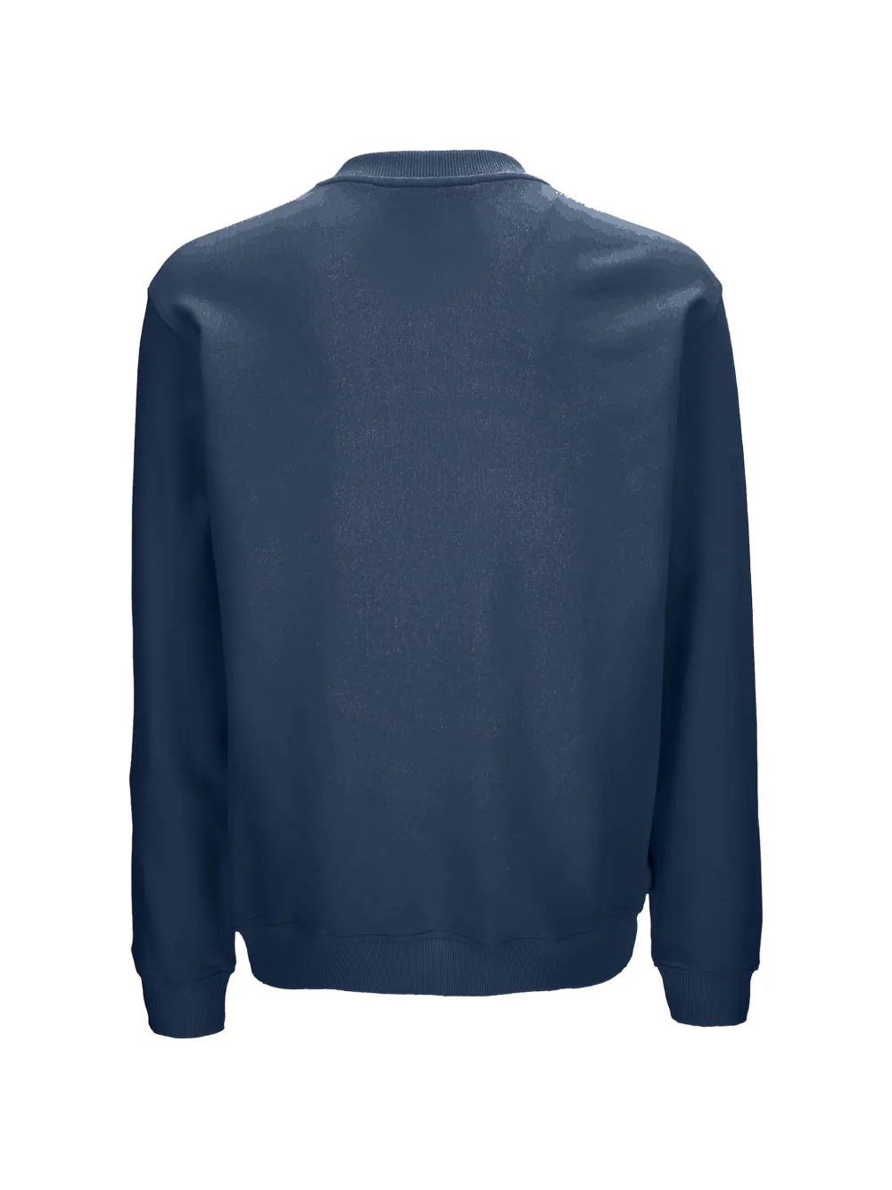 Versace Jeans Couture Sweater met ronde hals logo en grafische print Blauw