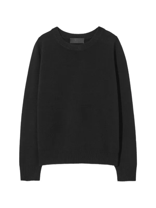 Nili Lotan Nora Round-neck Sweater in Black
