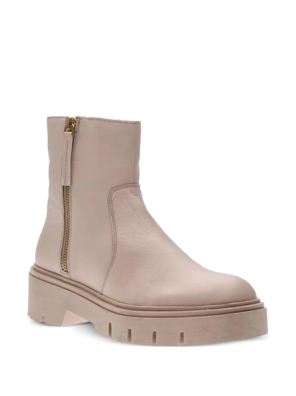 ARA Stockholm laarzen met plateauzool en rits Beige