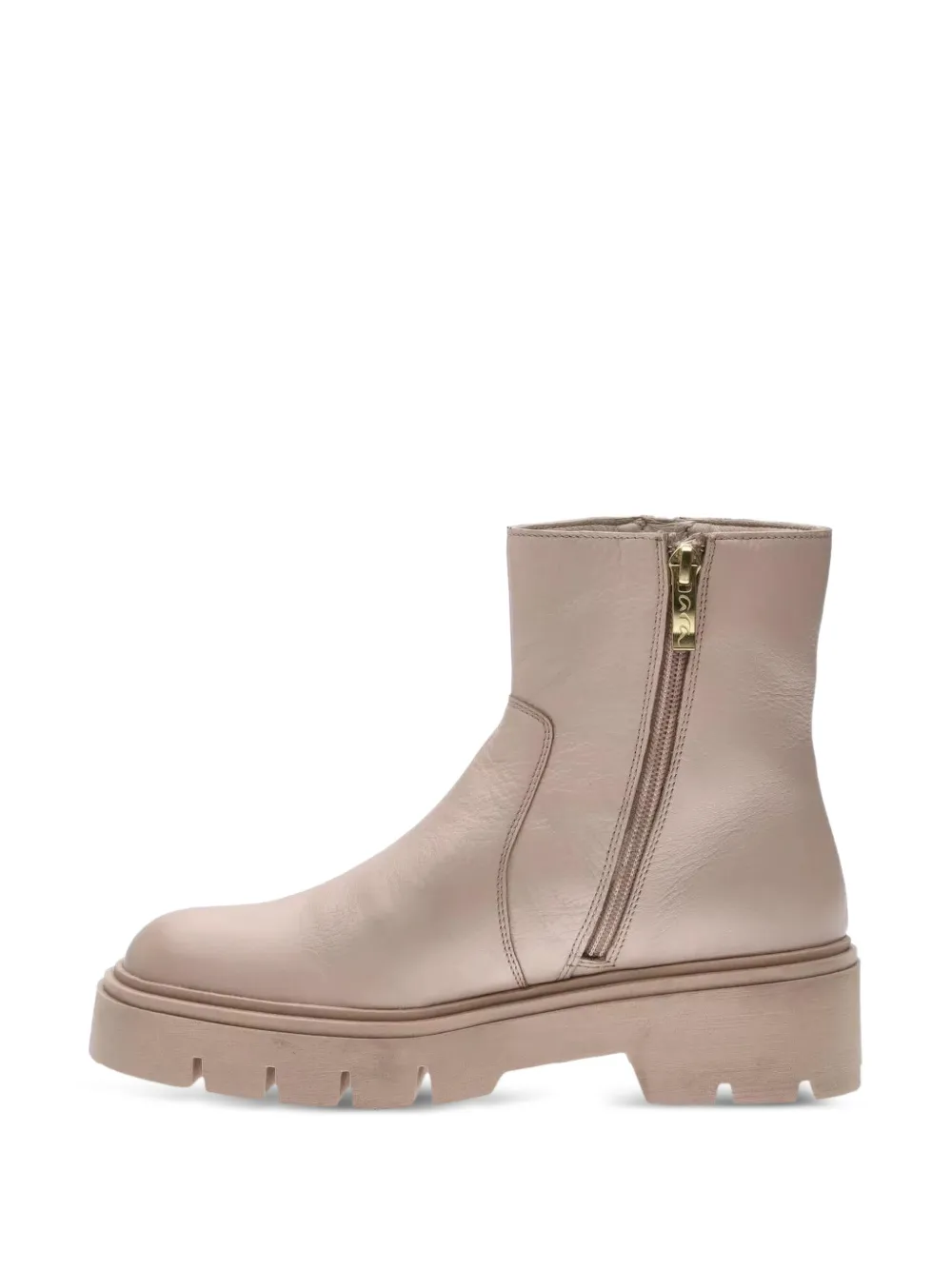 ARA Stockholm laarzen met plateauzool en rits Beige
