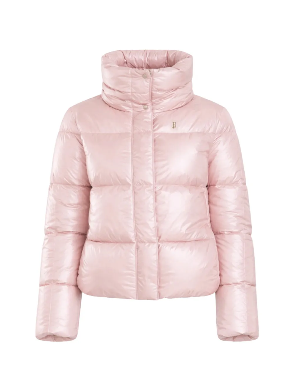Herno Kids quilted high-neck jacket - Rosa