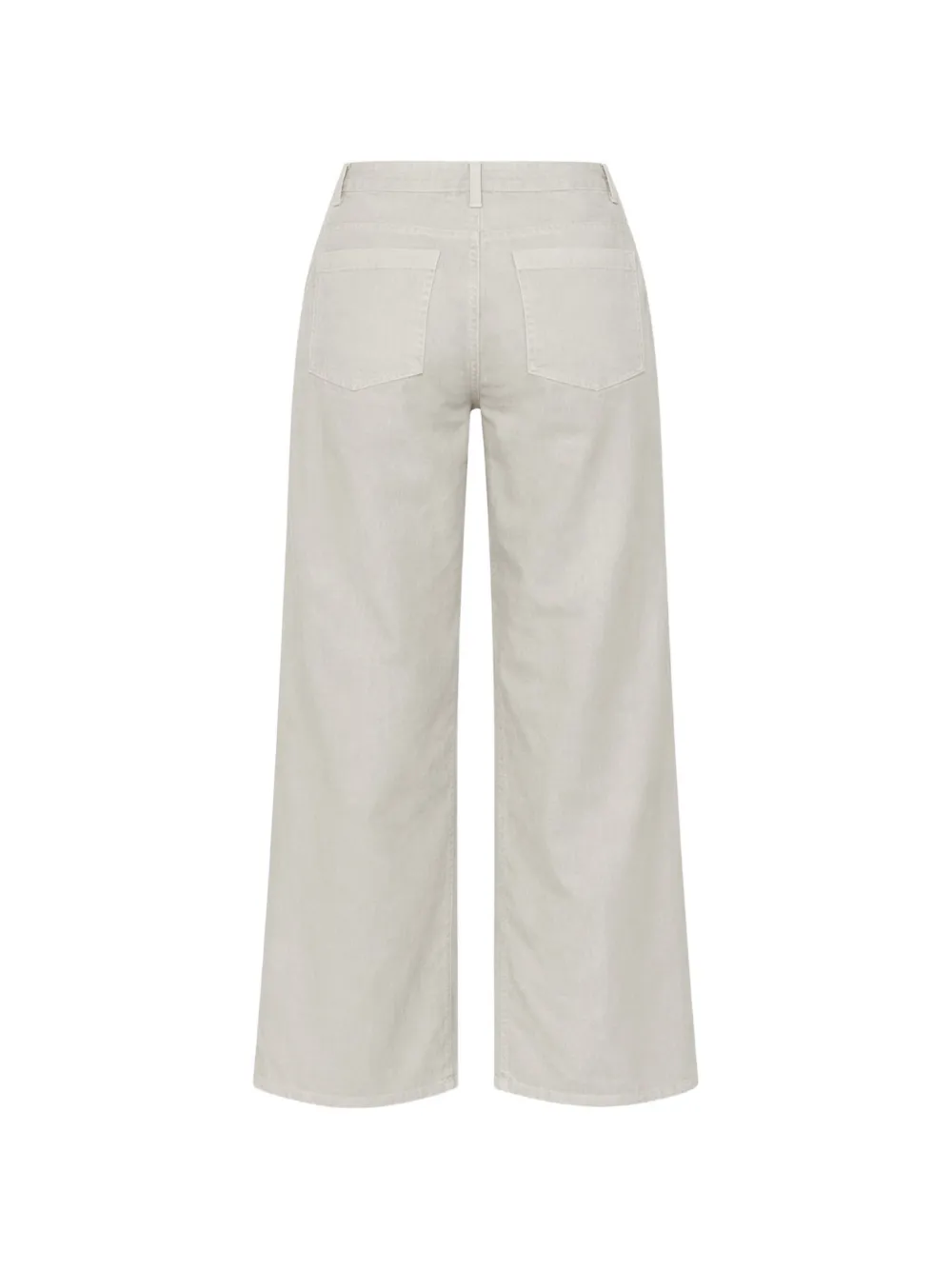 MOTHER Jeans met wijde pijpen Beige