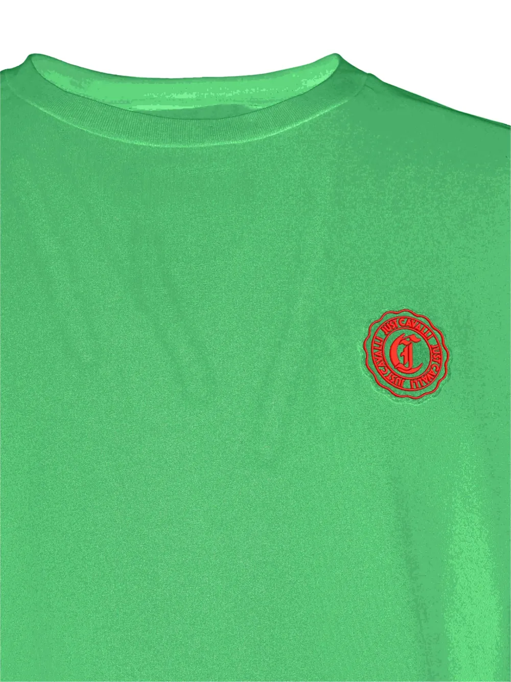 Just Cavalli T-shirt met logo Groen