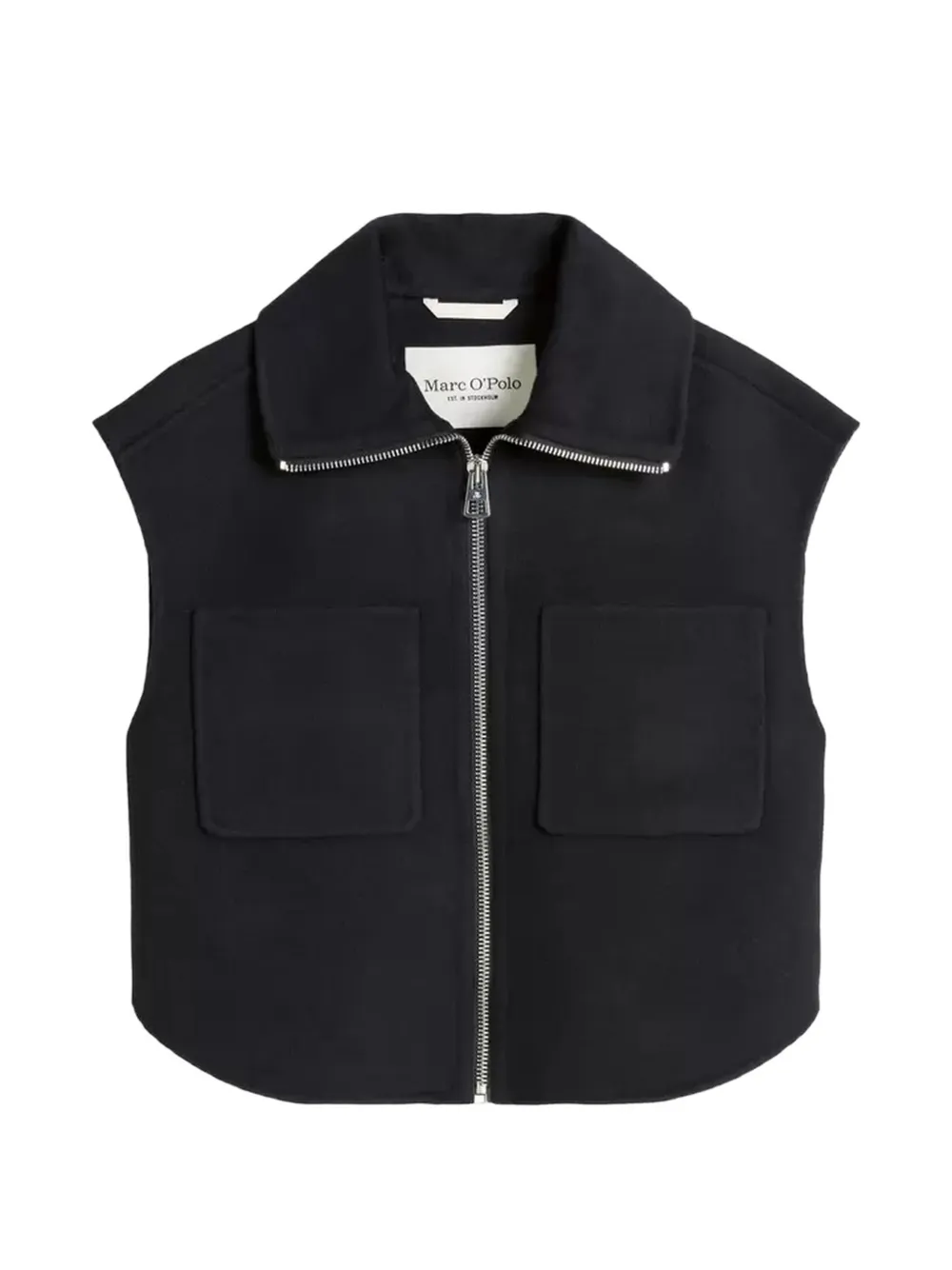 Marc O'polo Zip Pockets Outdoor Vest In Blue