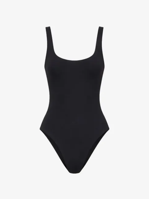 Bond-eye reversible square neck swimsuit