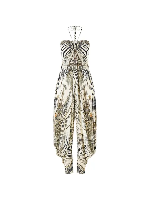 Camilla draped hardware jumpsuit