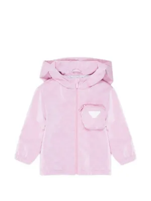 Emporio Armani Kids フーデッド ジャケット | ピンク | FARFETCH JP