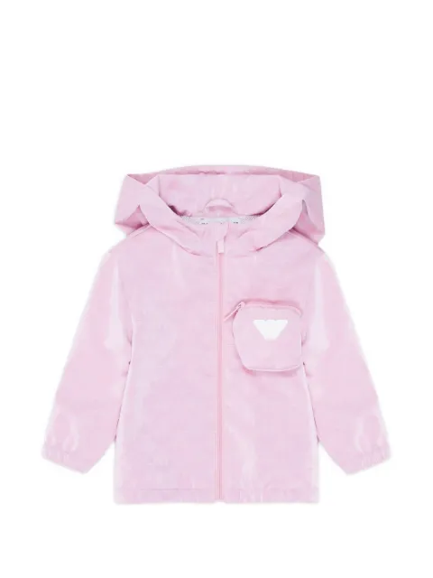 Emporio Armani Kids logo-patch jacket