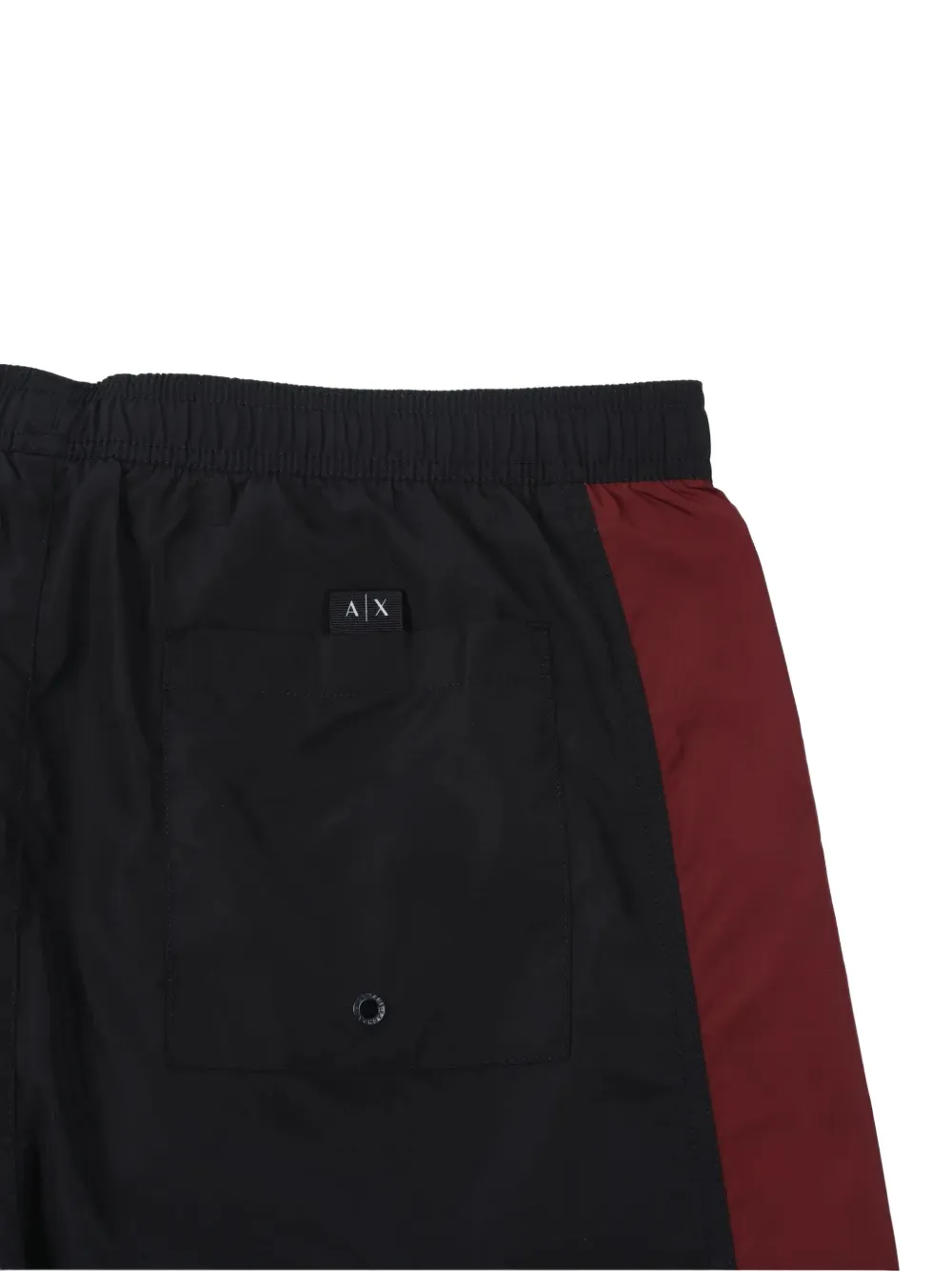 Armani Exchange Zwembroek met geborduurd logo Zwart