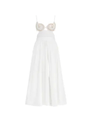 knee length dresses for ladies AREA CRYSTAL CUP MINI DRESS
