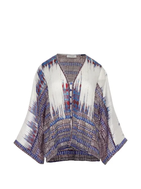 Devotion paisley-print V-neck blouse