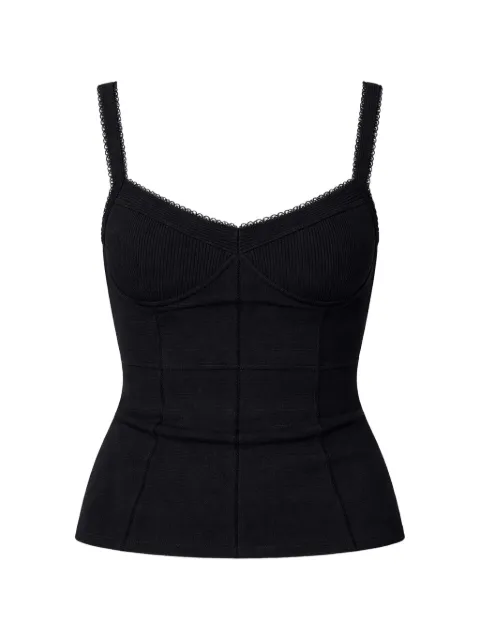 Reformation Waverly scalloped-trim tank