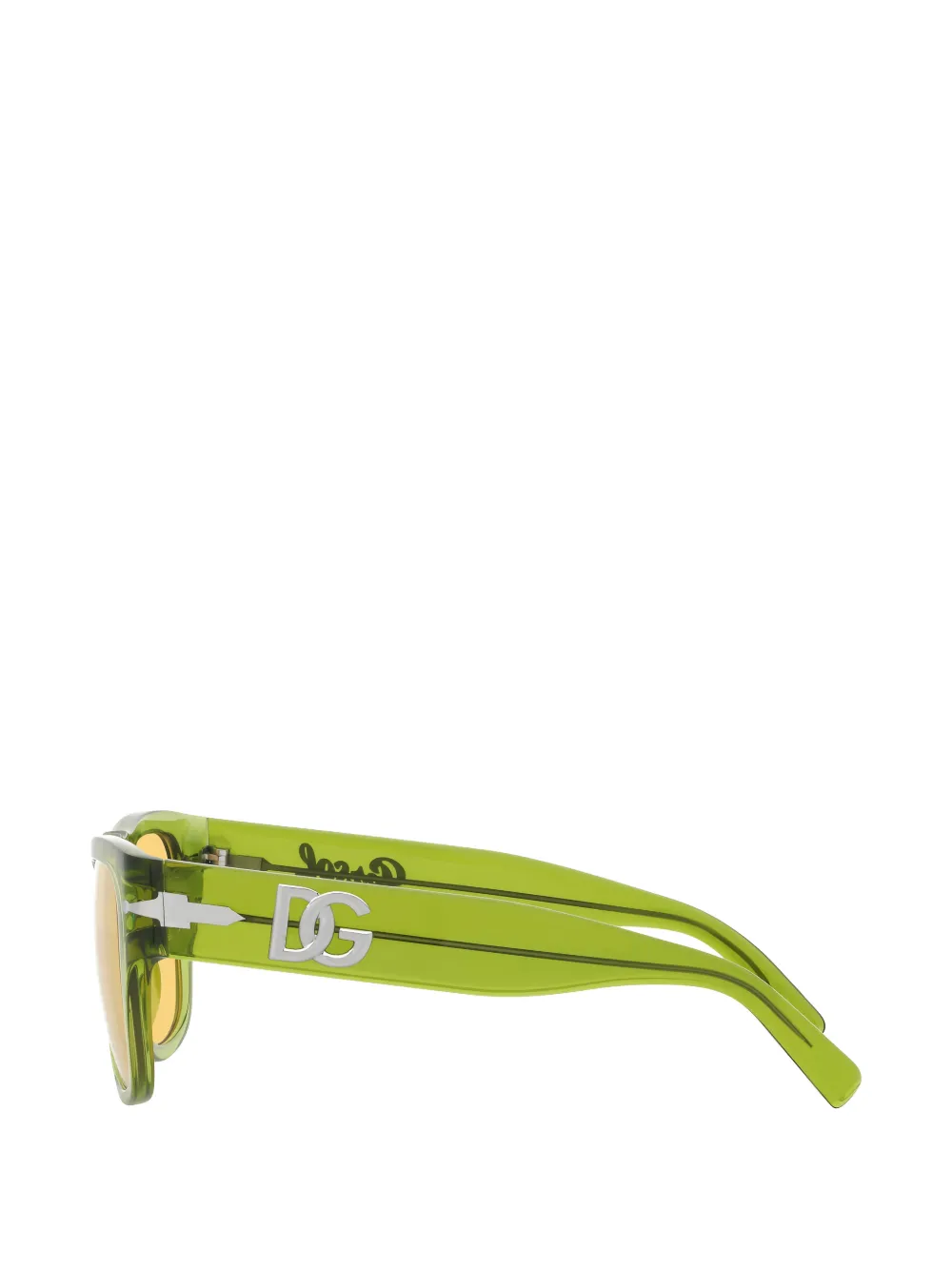 Dolce & Gabbana Eyewear x Persol zonnebril met vierkant montuur en logo Groen
