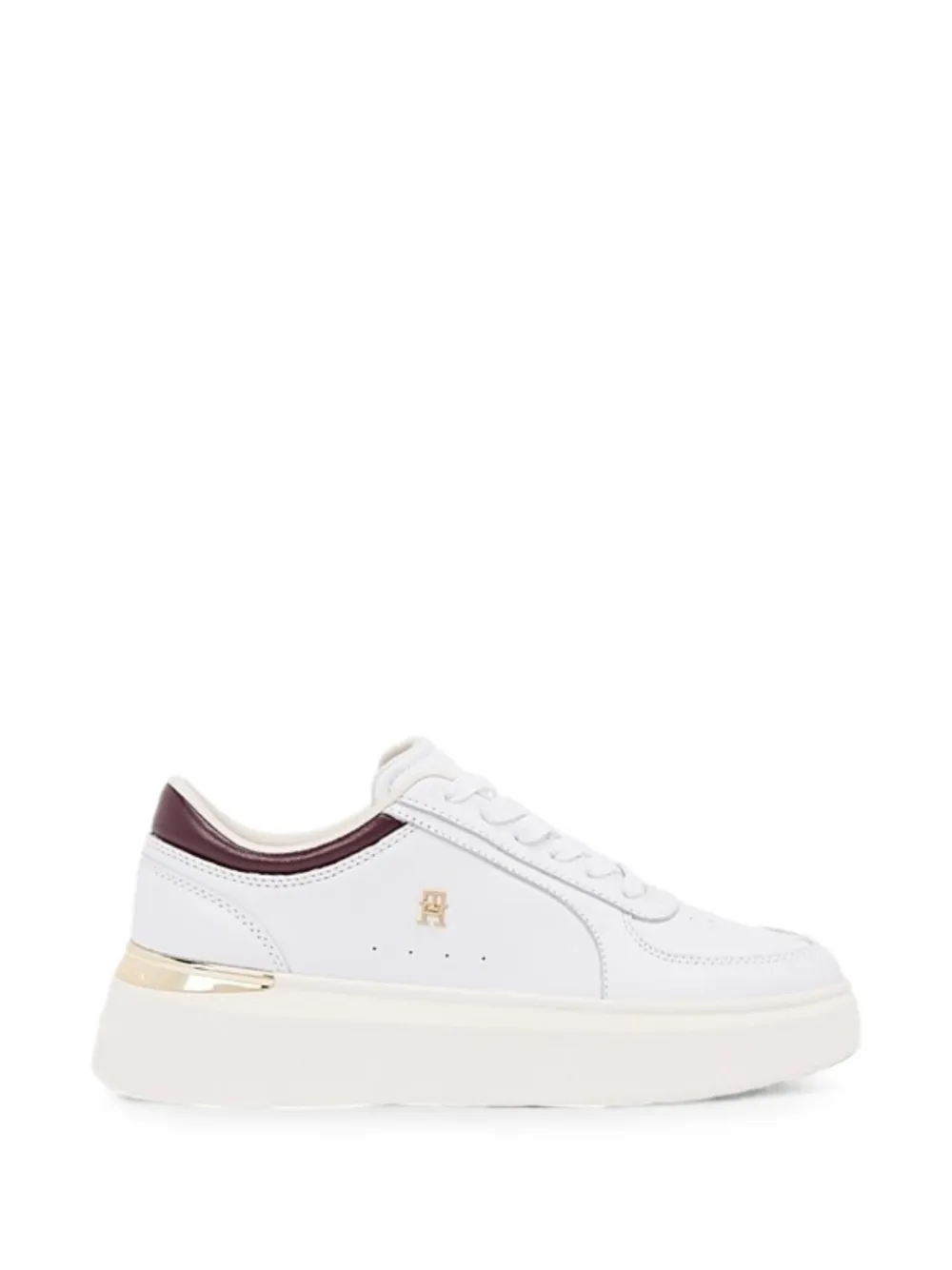 Tommy Hilfiger Sneakers mit Plateausohle - Weiß