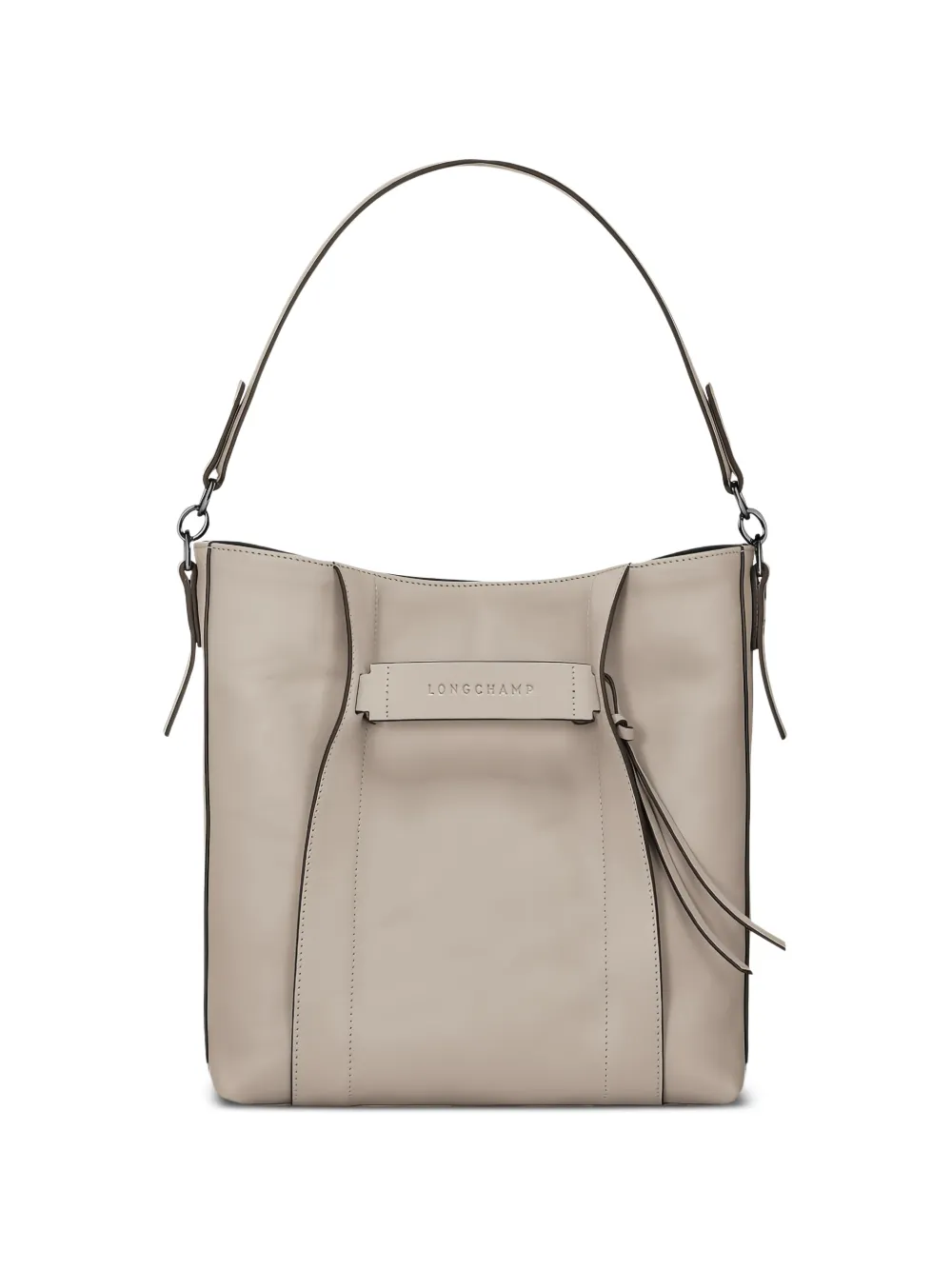 Longchamp 3D leather tote bag - Neutrals