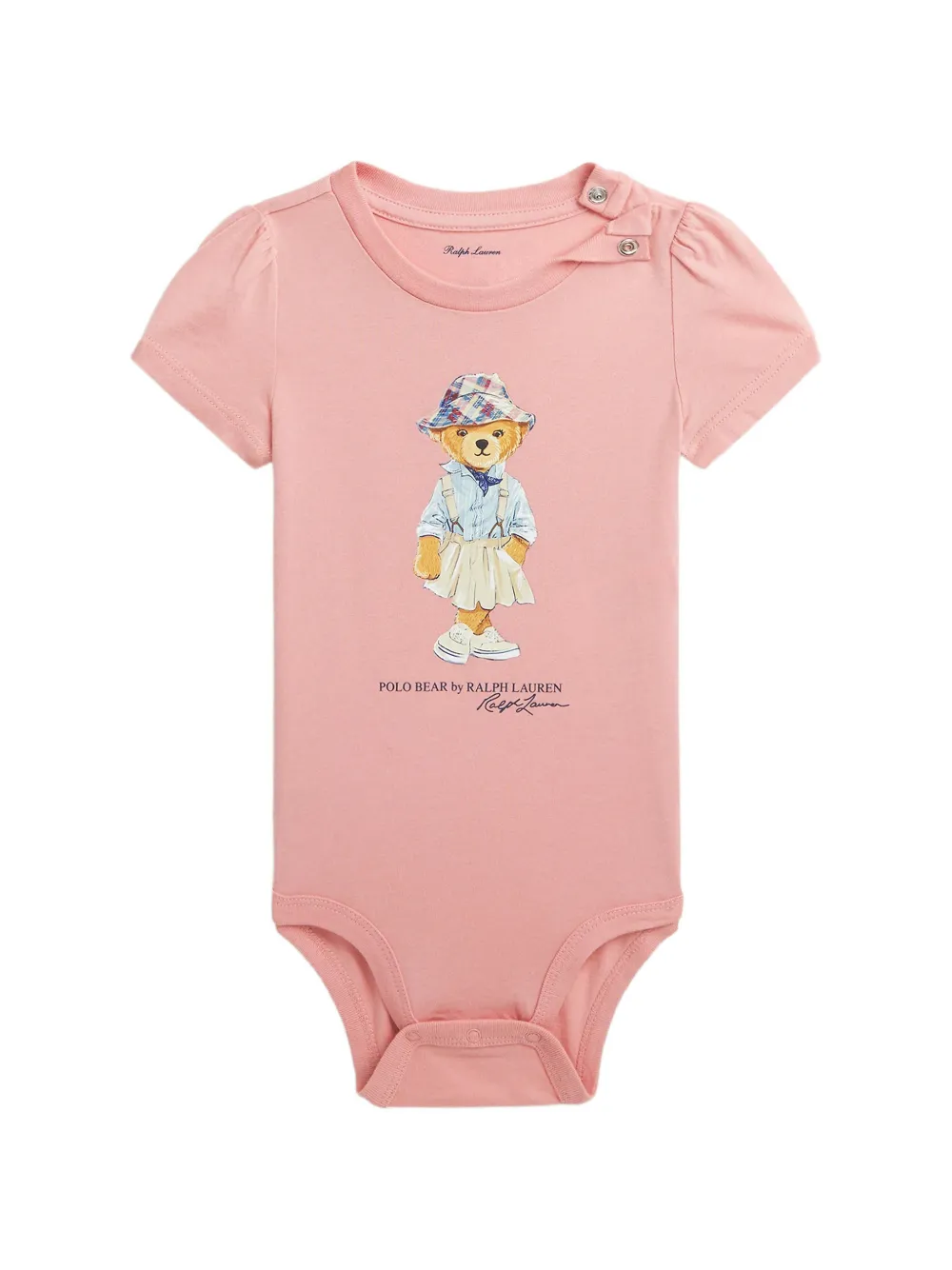 POLO RALPH LAUREN KIDS graphic babygrow - Rosa