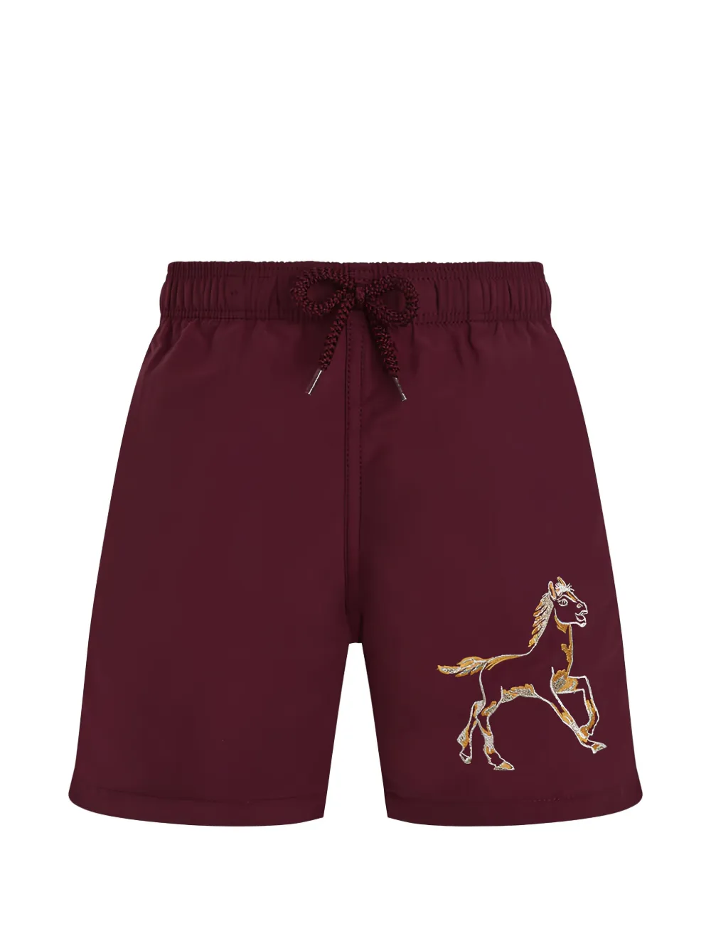 Vilebrequin Year of the Horse drawstring-detail swim shorts - Rosso