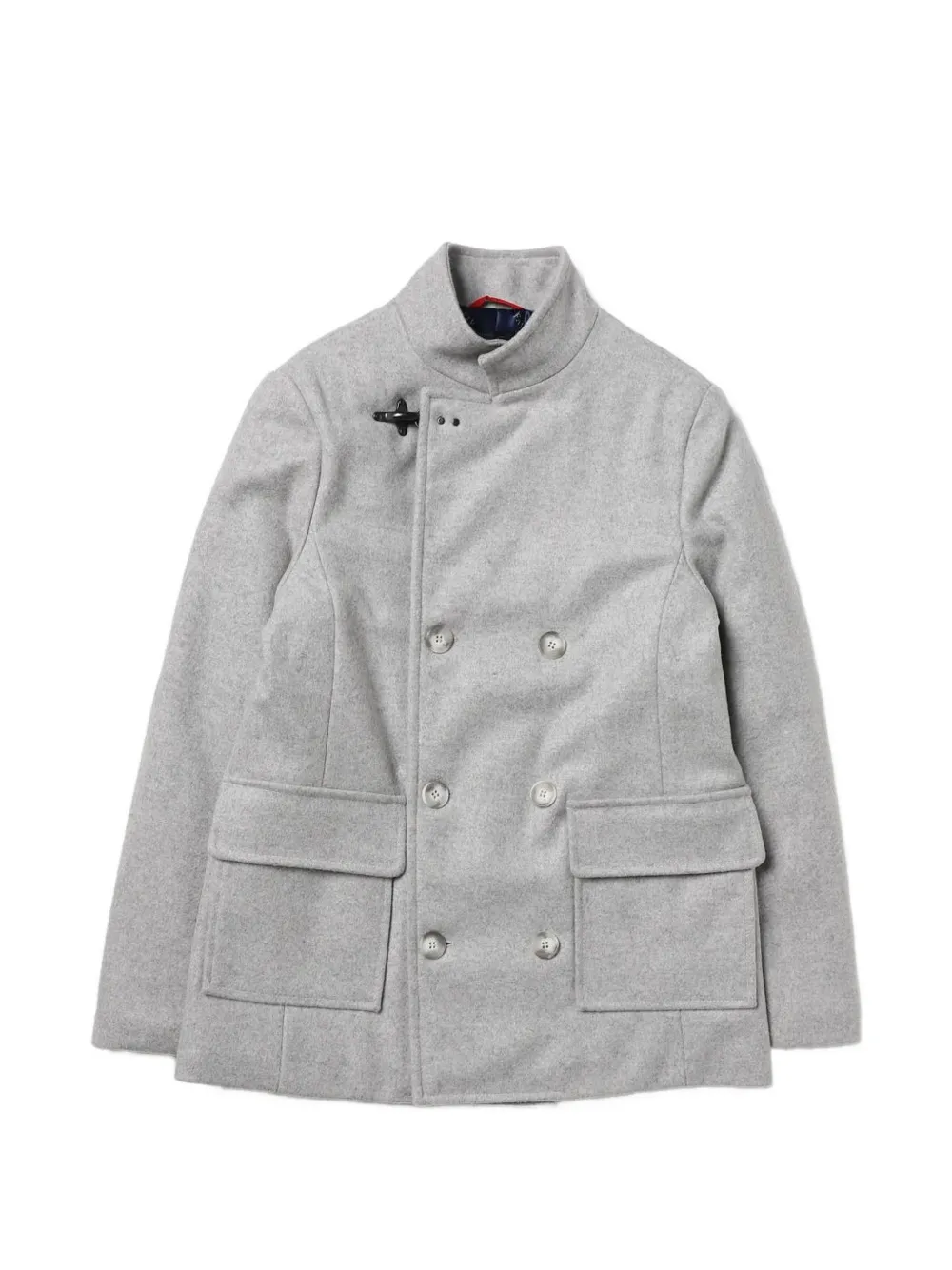 Fay Kids double-breasted coat - Grigio