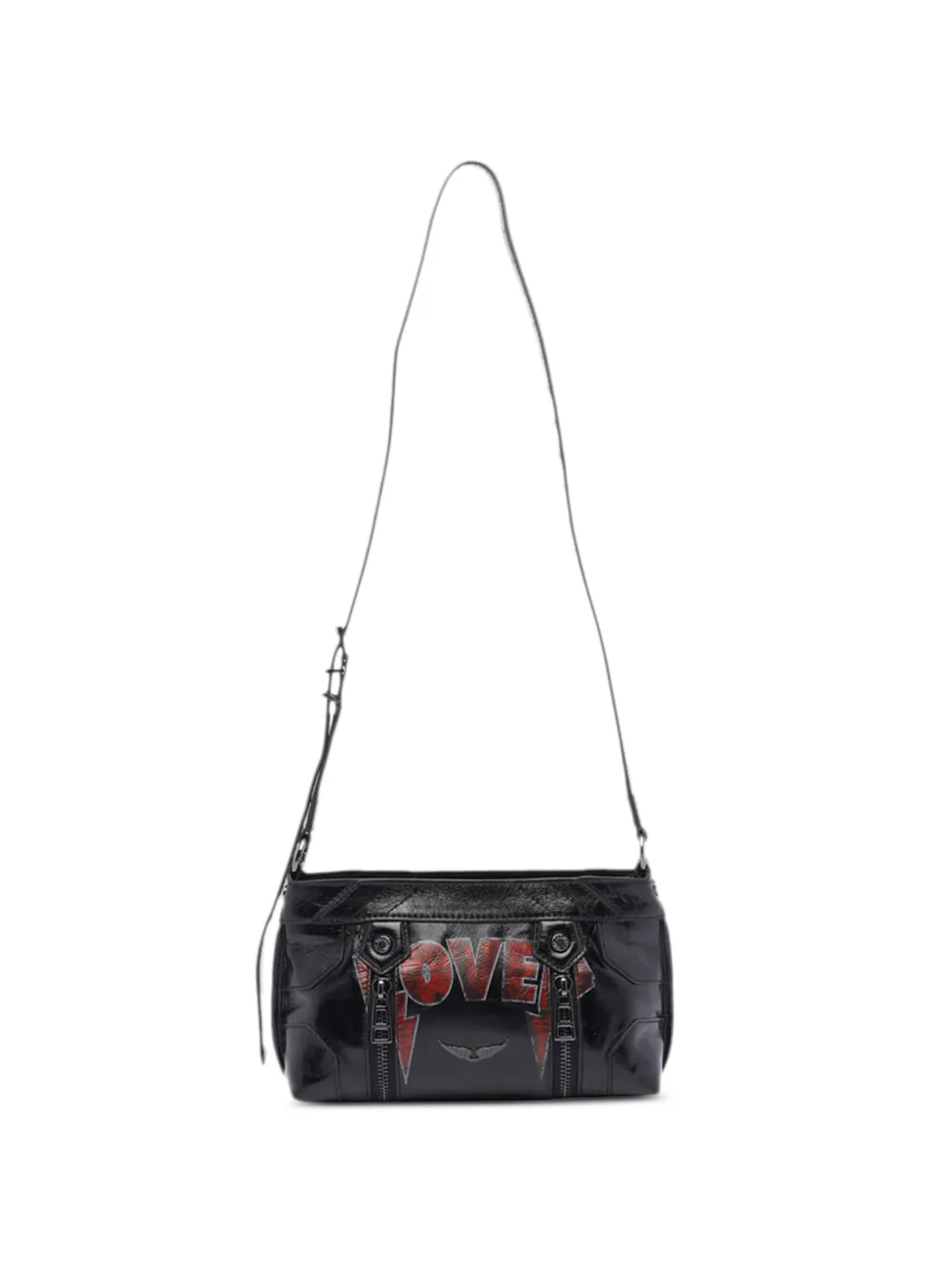 Zadig&Voltaire Sunny Mood zip cross body bag - Nero
