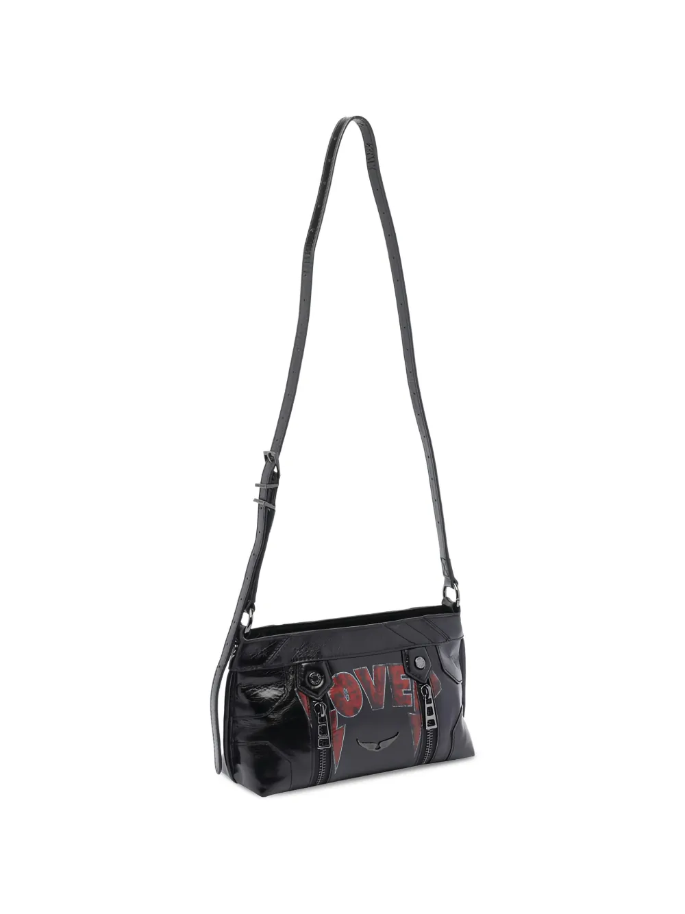 Zadig&Voltaire Sunny Mood crossbodytas met rtis Zwart