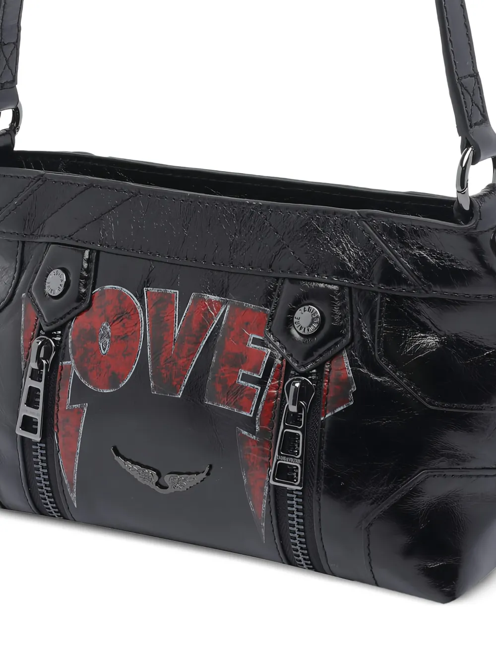 Zadig&Voltaire Sunny Mood crossbodytas met rtis Zwart