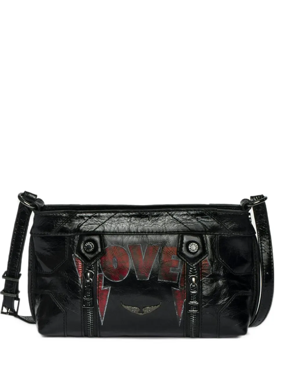 Zadig&Voltaire Sunny Mood crossbodytas met rtis Zwart