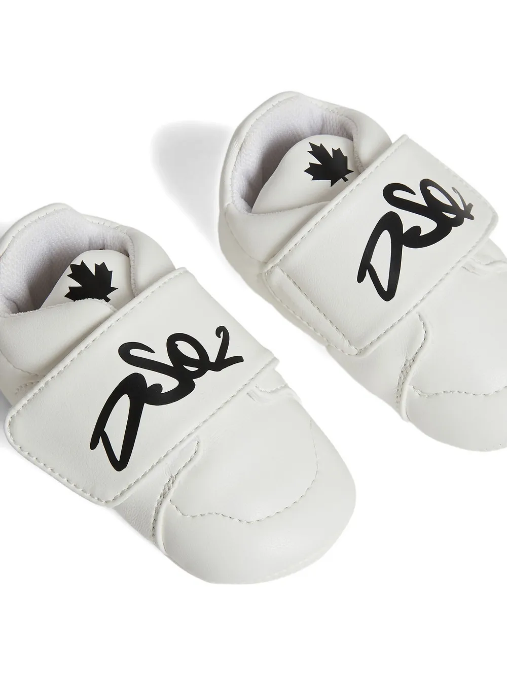 DSQUARED2 KIDS Newborn sneakers met logoband Wit