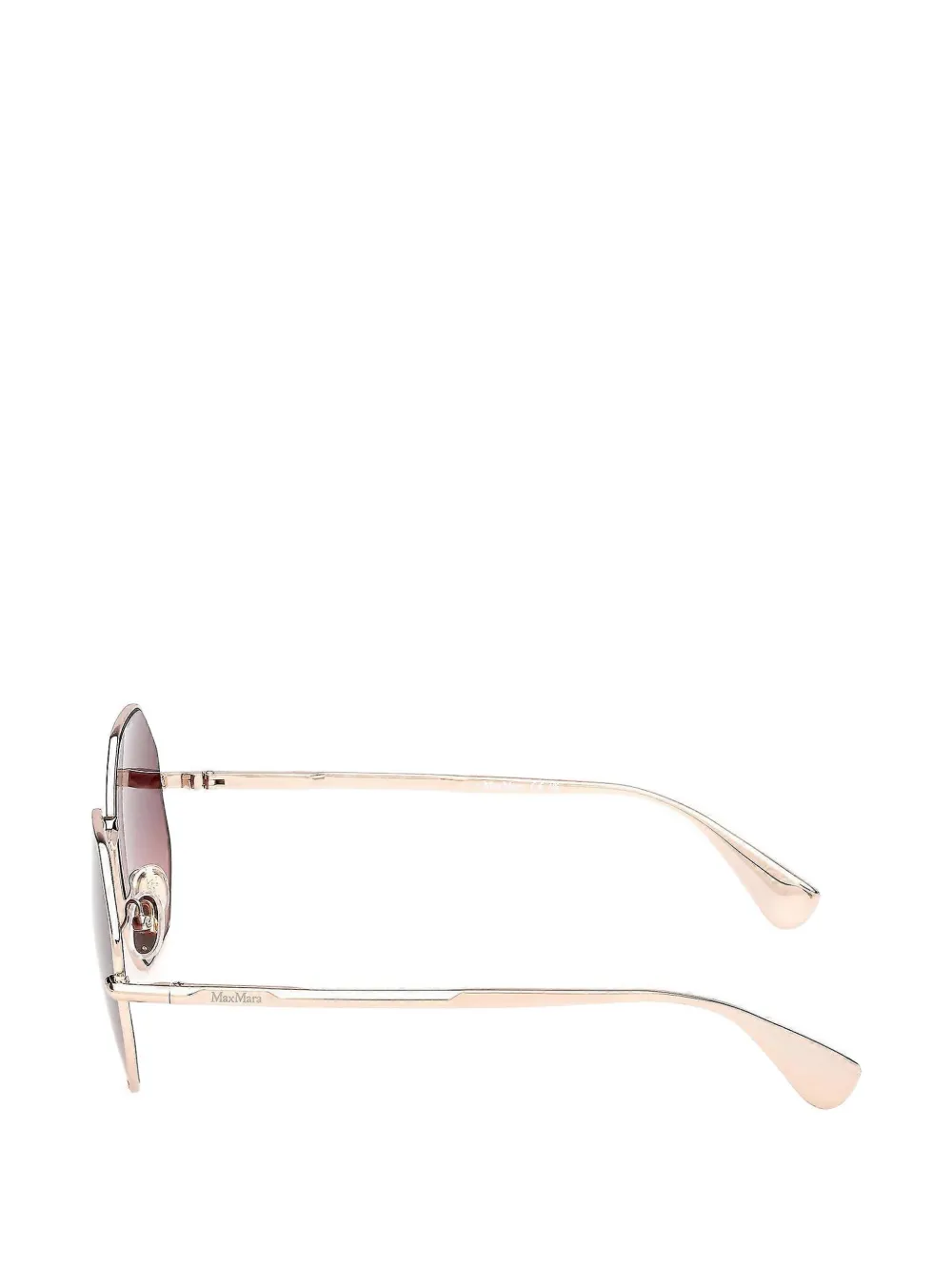 Max Mara Eyewear Zonnebril met geometrisch montuur Roze