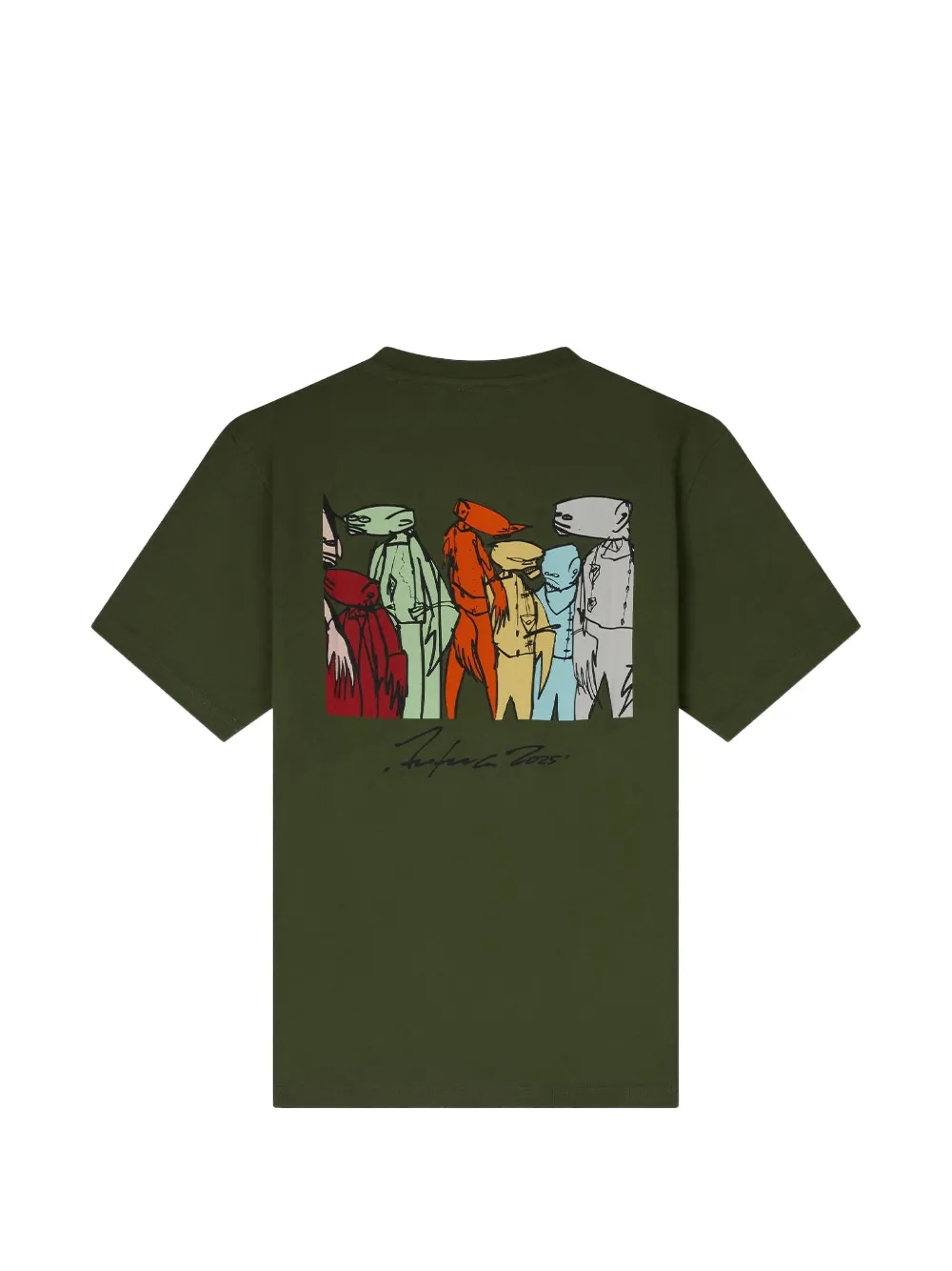 Kenzo T-shirt met ronde hals Groen