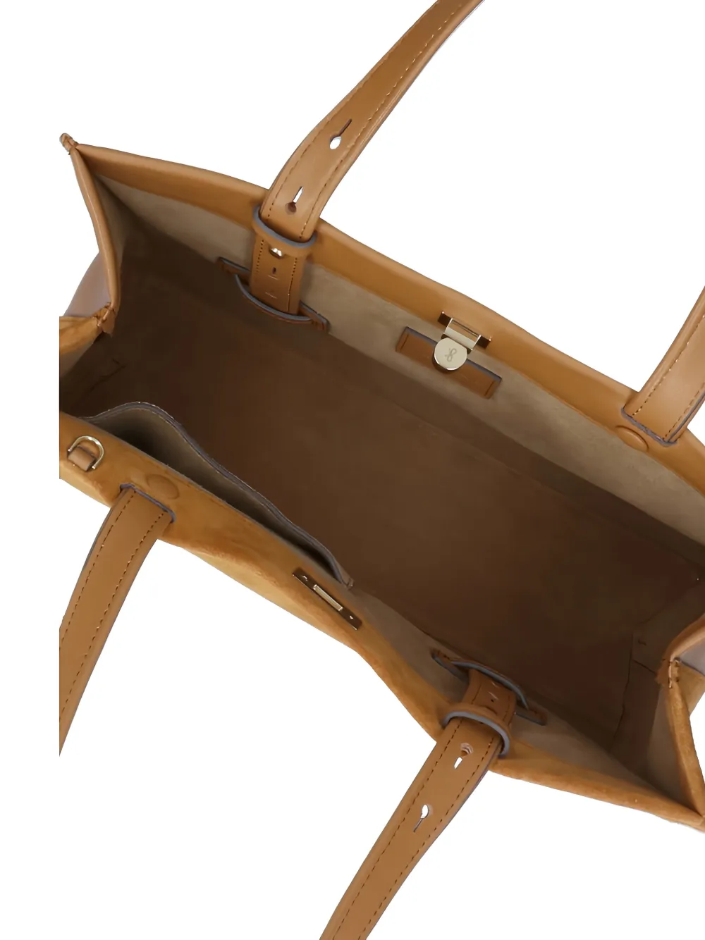 Anya Hindmarch Mortimer tweekleurige shopper Bruin