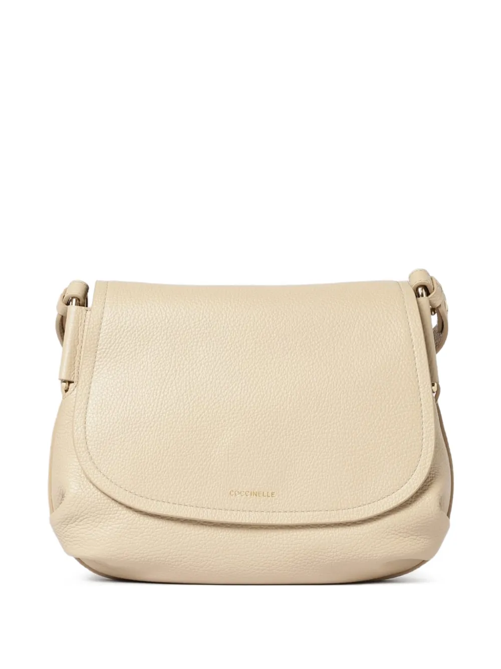 Coccinelle Rebekka leather shoulder bag - Toni neutri