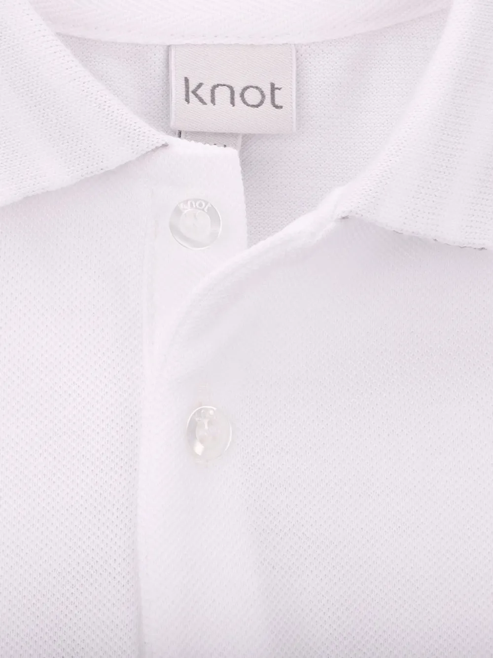 Knot Sloane poloshirt Wit