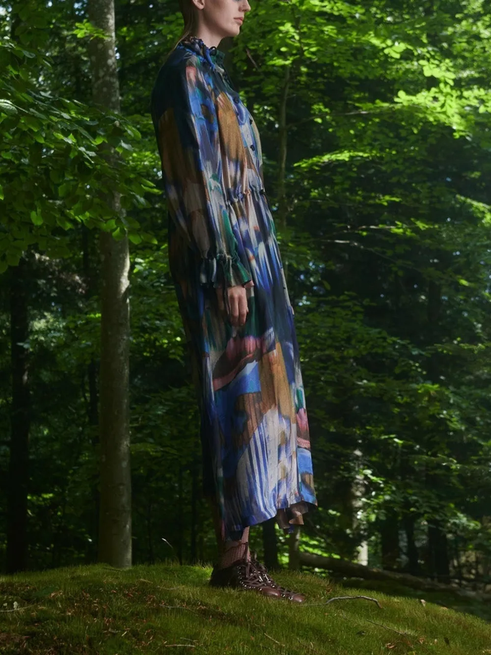 Henrik Vibskov Exhale parka Blauw