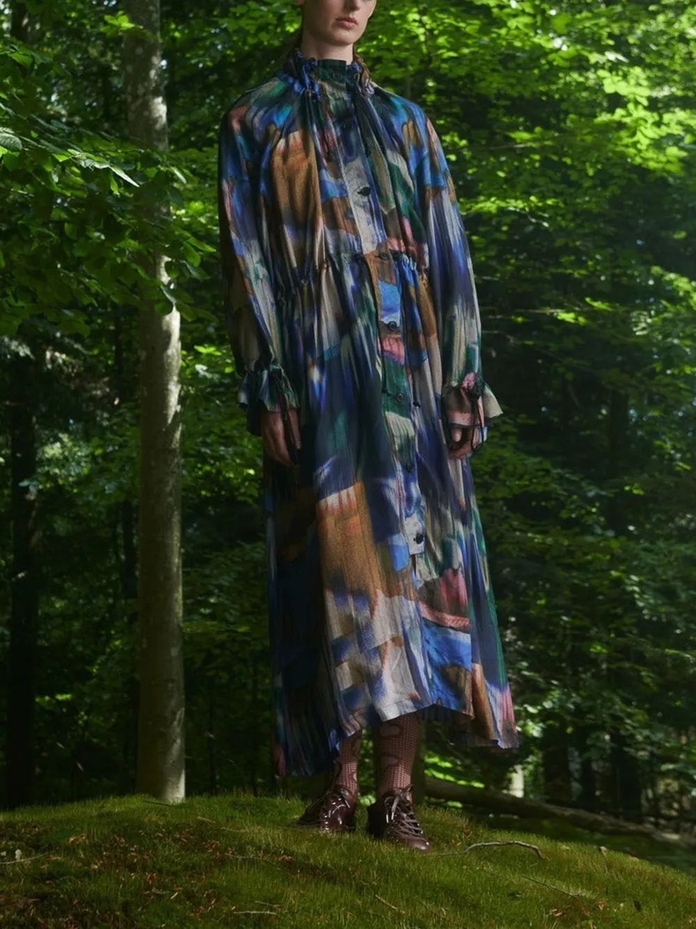 Henrik Vibskov Exhale parka Blauw