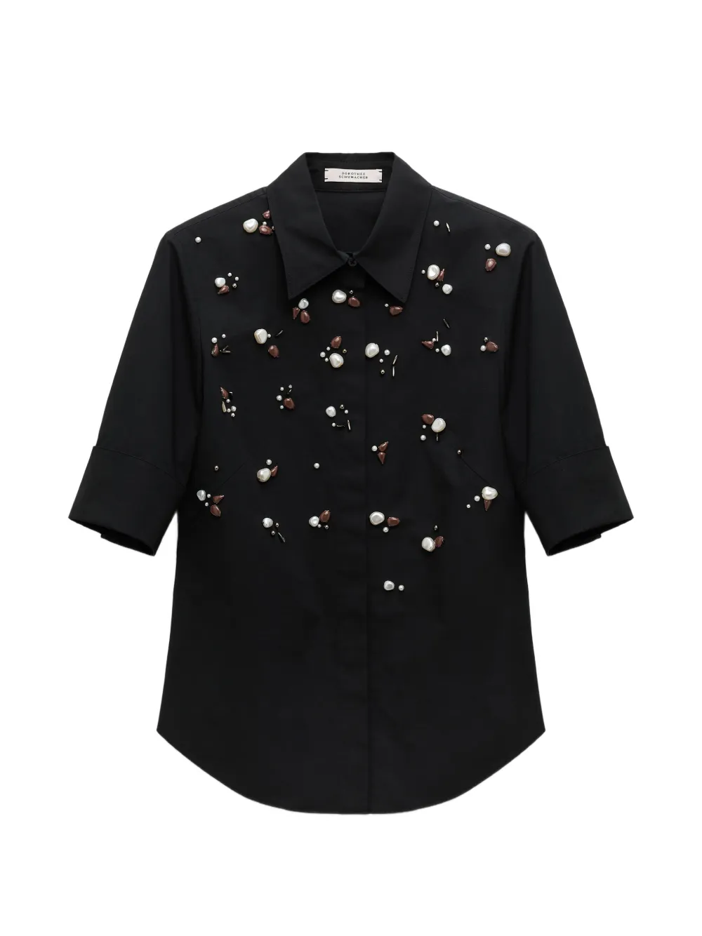 Dorothee Schumacher embellished shirt - Nero
