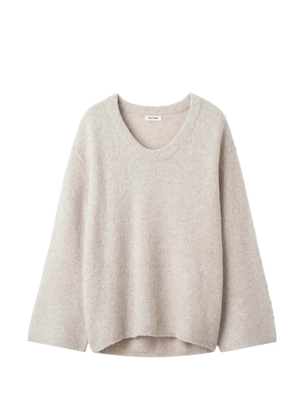 Soft Goat V-neck sweater - Toni neutri
