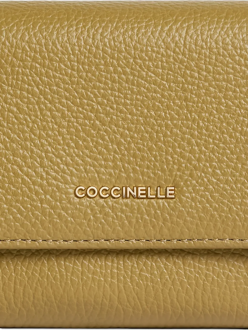 Coccinelle Portemonnee met logodetail Groen