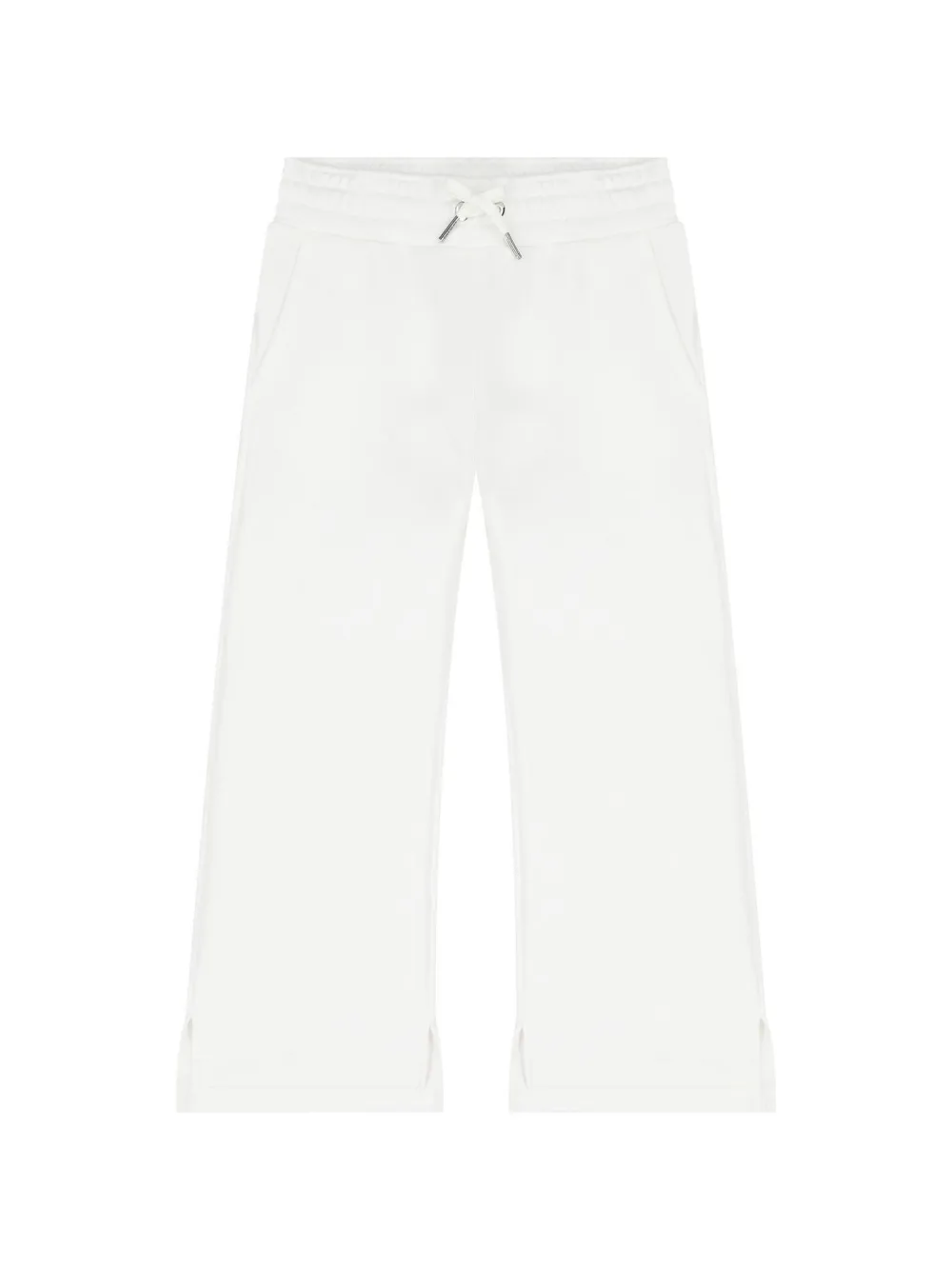 Givenchy Kids drawstring-fastening slit trousers - Bianco