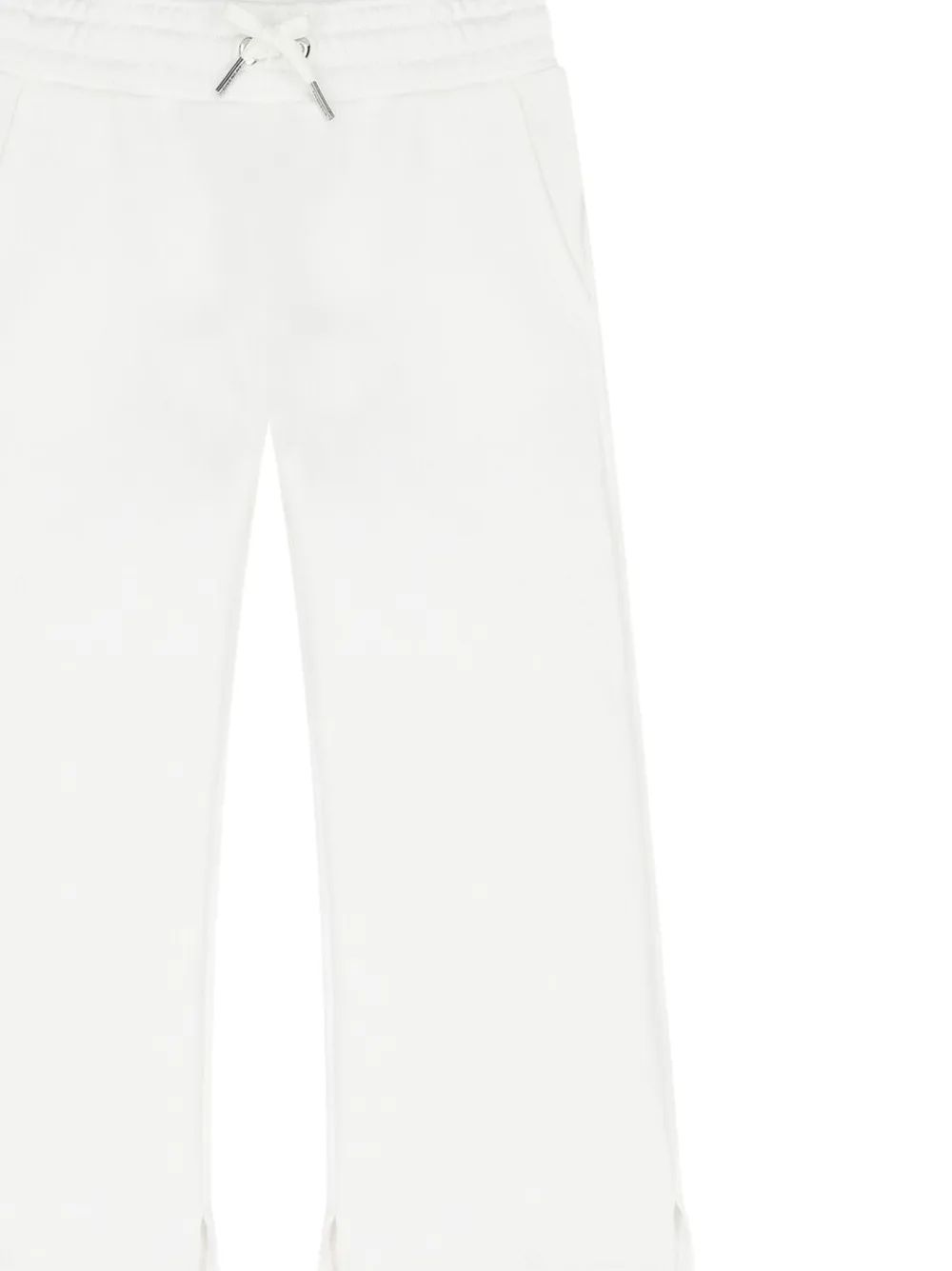 Givenchy Kids Broek met trekkoord en split Wit