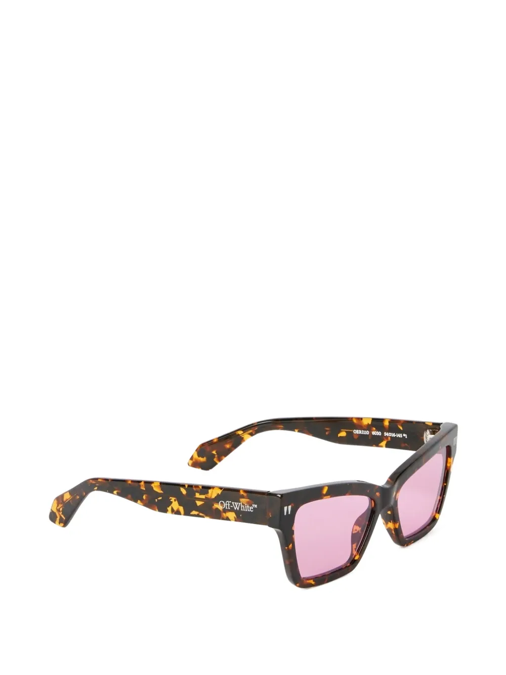 Off-White Eyewear square frame sunglasses - Marrone