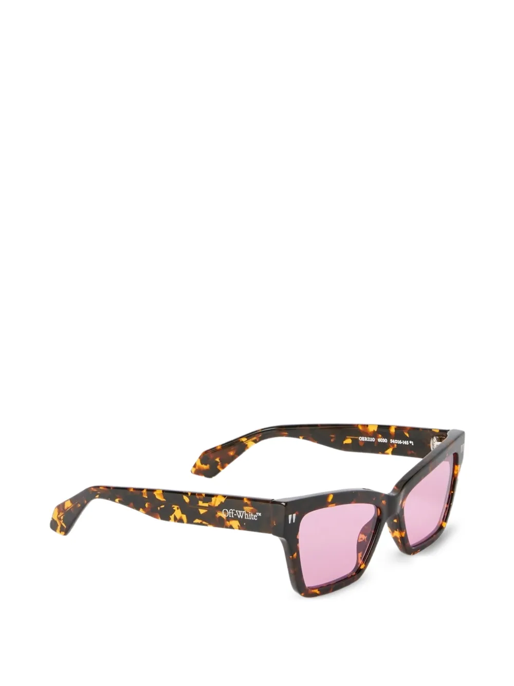 Off-White Eyewear square frame sunglasses - Marrone