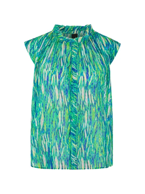 MARCCAIN ruffled printed top