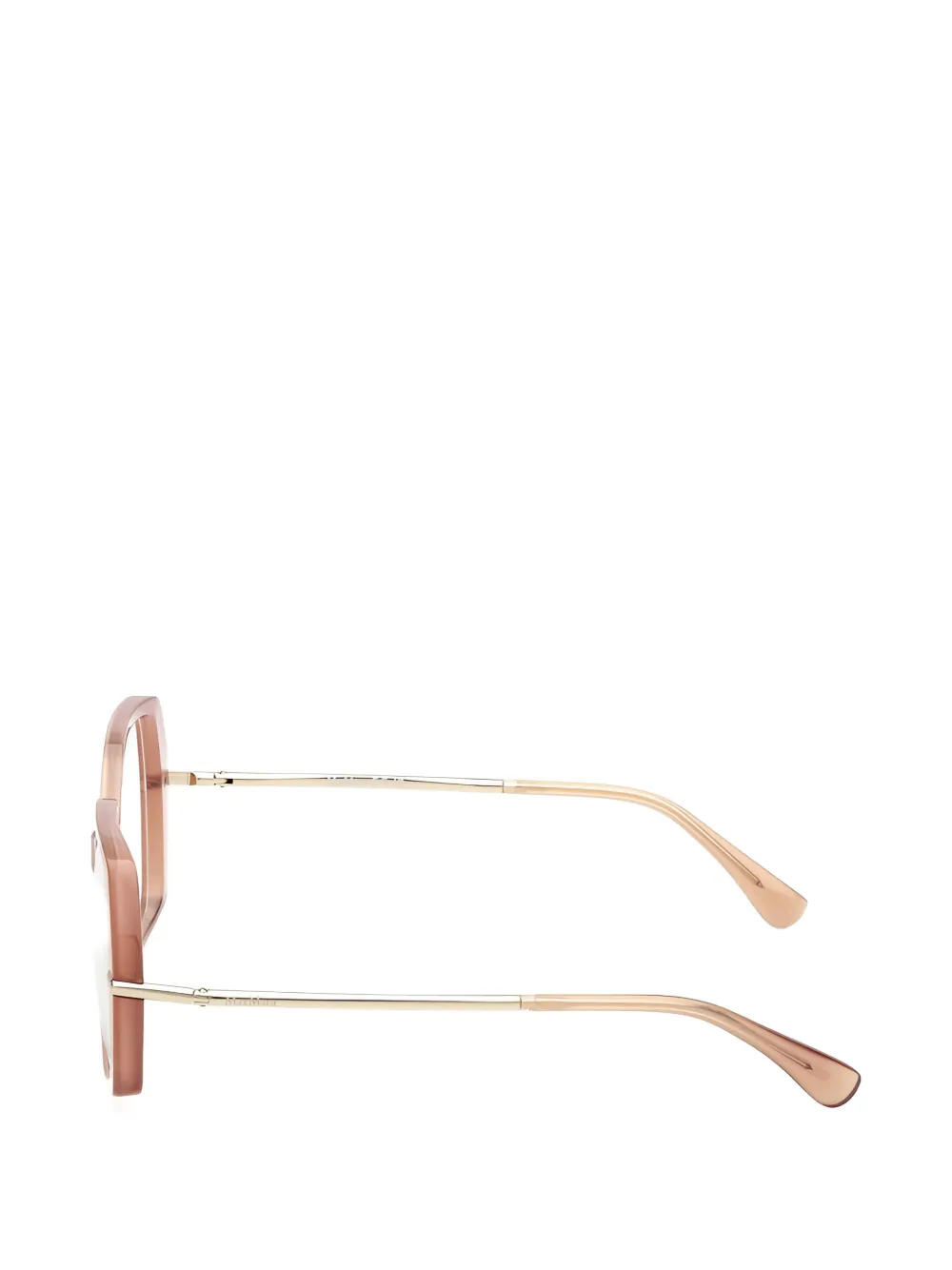 Max Mara Eyewear Bril met geometrisch montuur Beige
