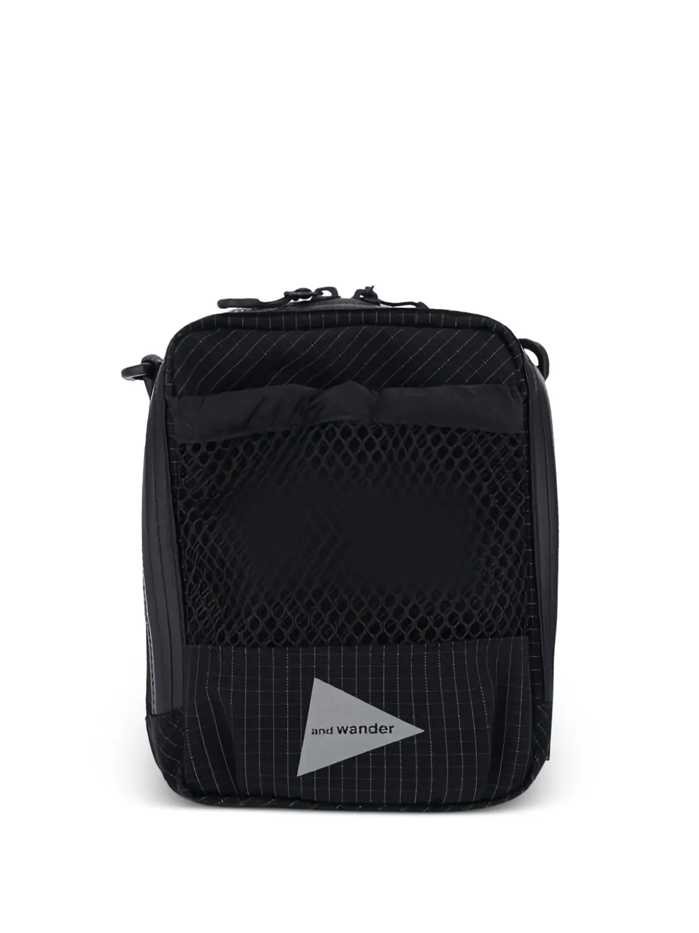 and Wander Reflective messenger bag - Nero