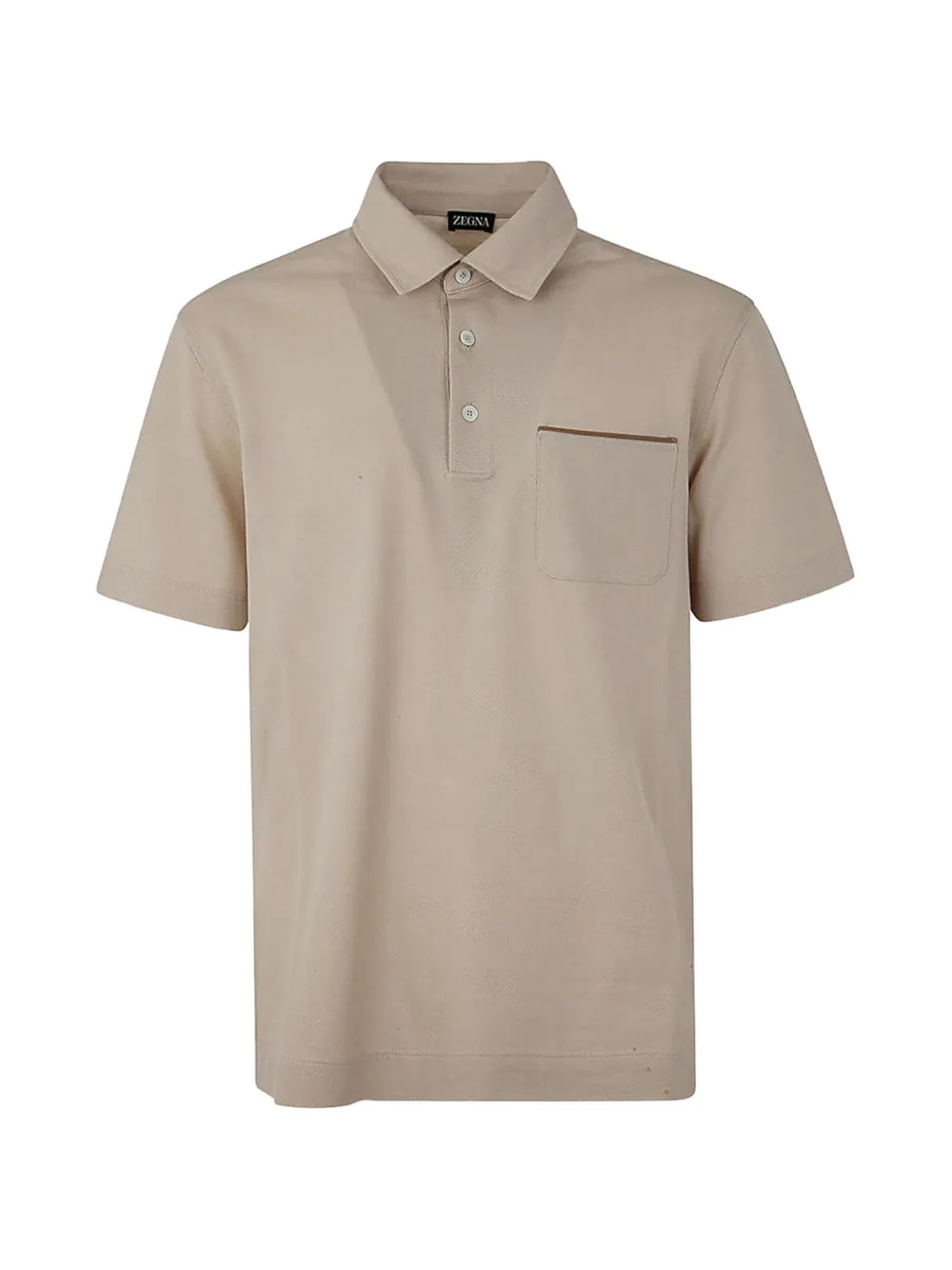 Zegna pocket polo shirt - Toni neutri