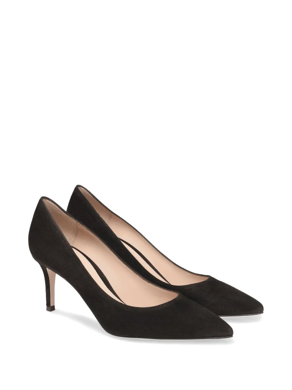 Gianvito Rossi pointed pumps Zwart