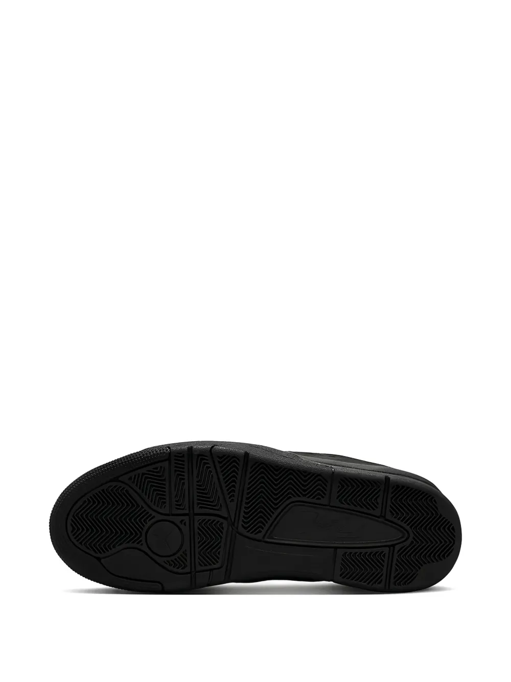 Jordan Flight Court embossed panel sneakers Zwart
